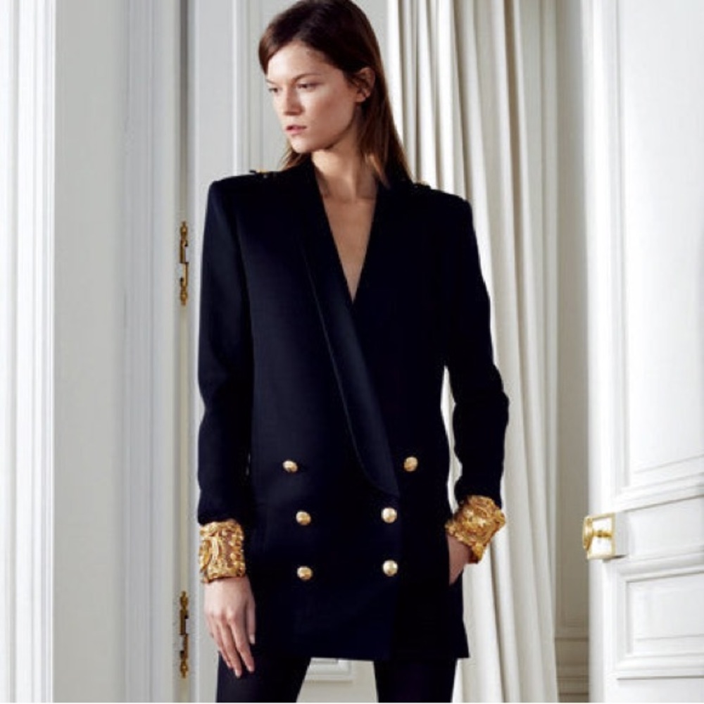 Balmain Double Breasted Blazer Dress Size 36